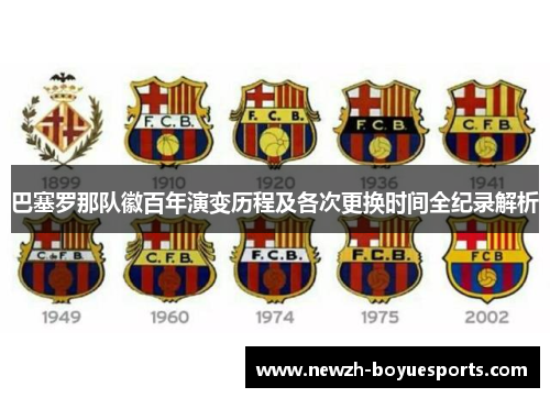 巴塞罗那队徽百年演变历程及各次更换时间全纪录解析